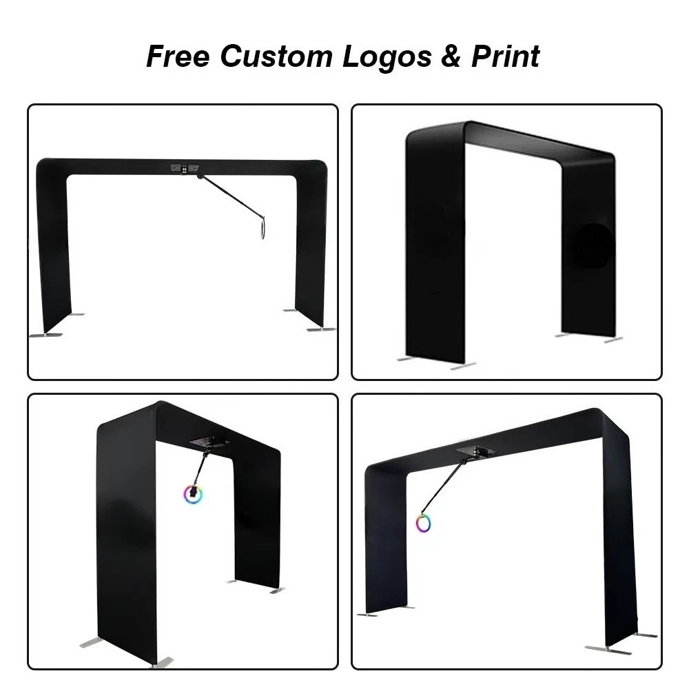 Top Spinning  360 Rotating Photo Booth Overhead Videobooth Over Head 360 Aereal Booth Spinner - F case With Remote Control