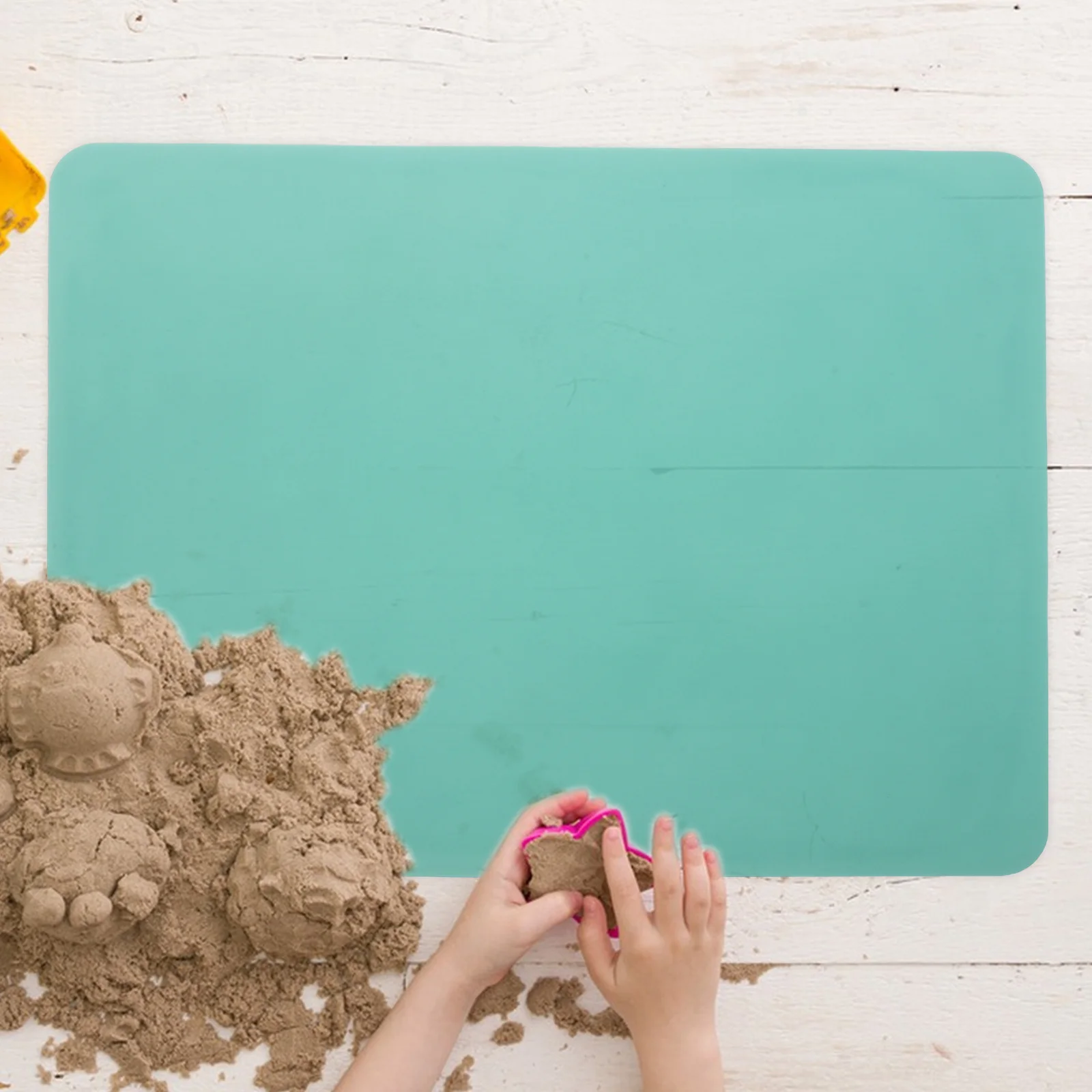 

3Pcs Silicone Table Protector Mat Kids Craft Non Slip Painting Mat Desk Workspace Surface Protector Easy Clean