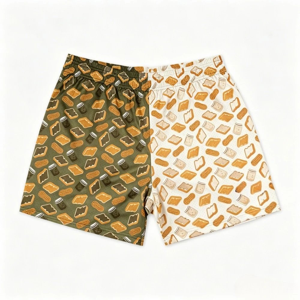 Shorts pour hommes à motif amu - Quirky Street Fashion avis et prix