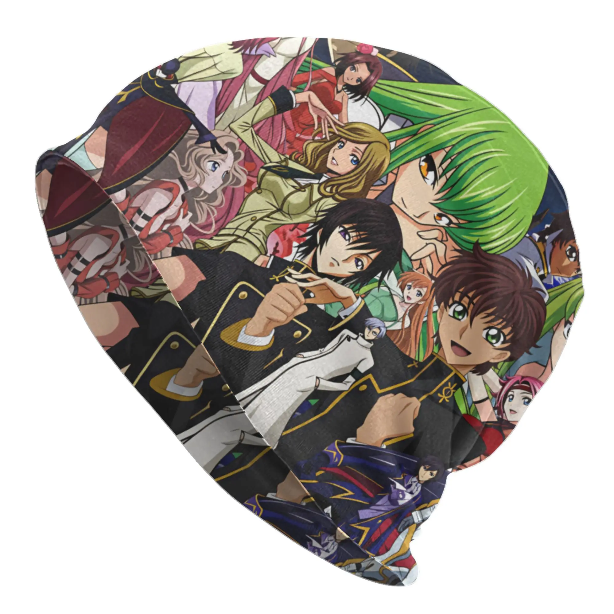 Code Geass Lelouch of the Rebellion Beanie Cap Unisex Winter Warm Bonnet Homme Knitted Hats Fashion Ski Beanies Caps For