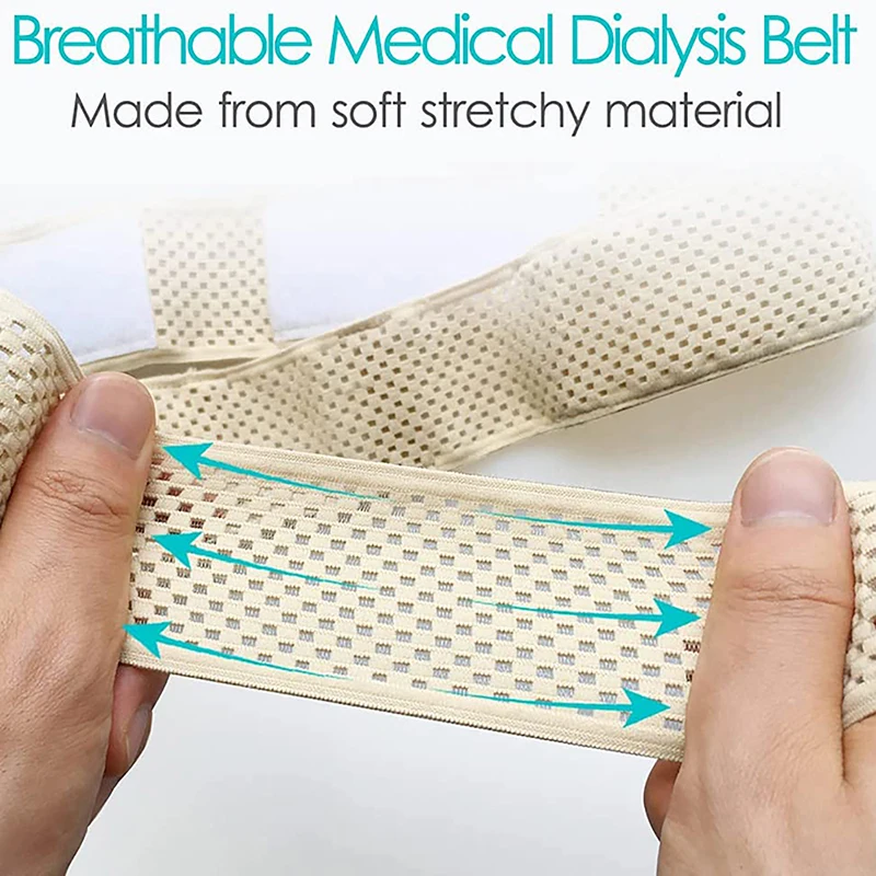 Peritoneal Dialysis Belt Mesh Breathable Skin Friendly Abdominal Dialysis Catheter Care Protection Nylon Adjustable Gastric Belt