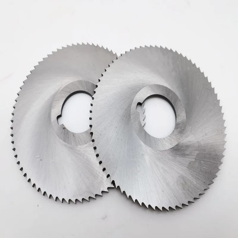 40 50 60 63 75 80mm Slitting &Slotting Saw Blade HSS Steel Circular Cutting Disc for CNC Slitting Machine Metal PVC Cutting Tool