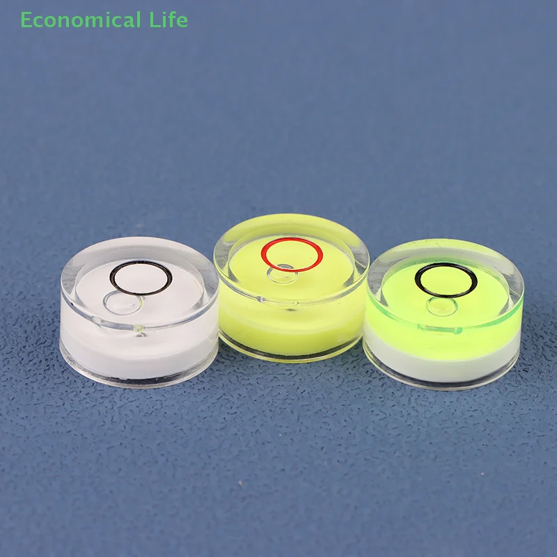 5pcs Mini Round Accuracy Bubble Level Bullseye Instrument Horizontal Precision Bubble Level Measuring Tool
