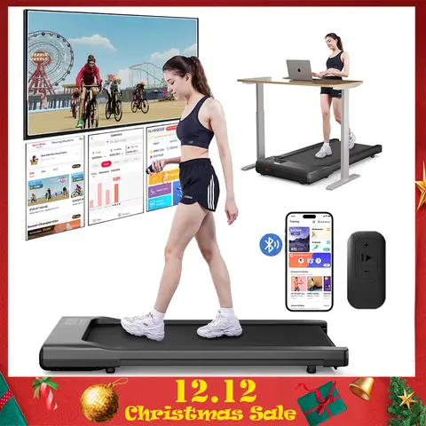 Promoation Walking Treadmill 2.5HP 1-6km/h Speed Anti-Slip Shock Absorption Portable Treadmill for Home Office Exercise Machine