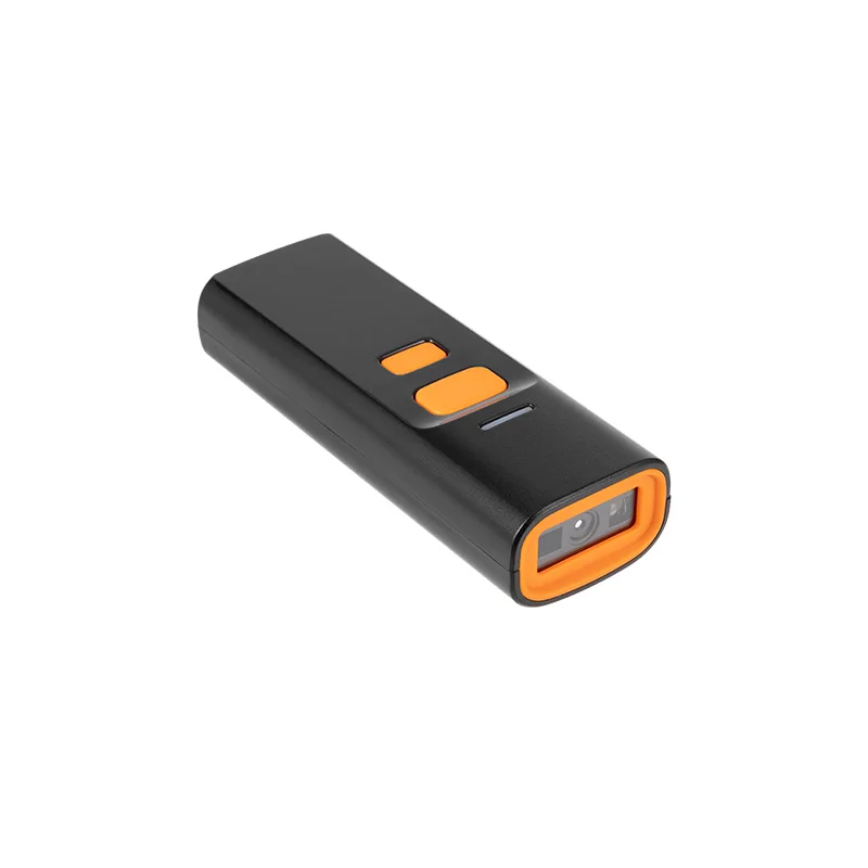 Senicron P1 2D QR Wireless Bluetooth Pocket Mini Barcode Scanner مع مهد شحن