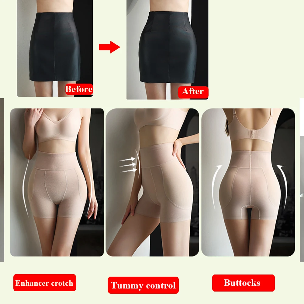 Shapewear Hip&butt Enhancer Underwear High Waist Body Shaper Tummy Control Butt Lifter Panties Women Buttocks Hip Pad Panties