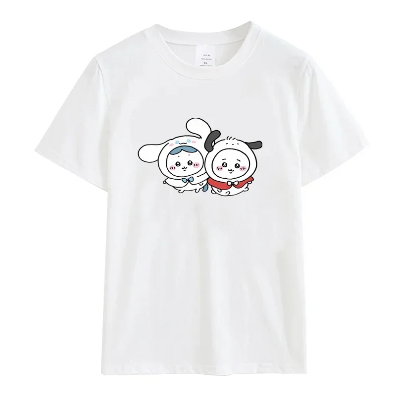 คาวาอิอะนิเมะ Spirited Away เสื้อยืดฤดูร้อนญี่ปุ่นมินนิโซสุดยอดเสื้อยืดผ้าฝ้ายยอดนิยมผู้ชายและผู้หญิงแขนสั้นชุดลำลอง