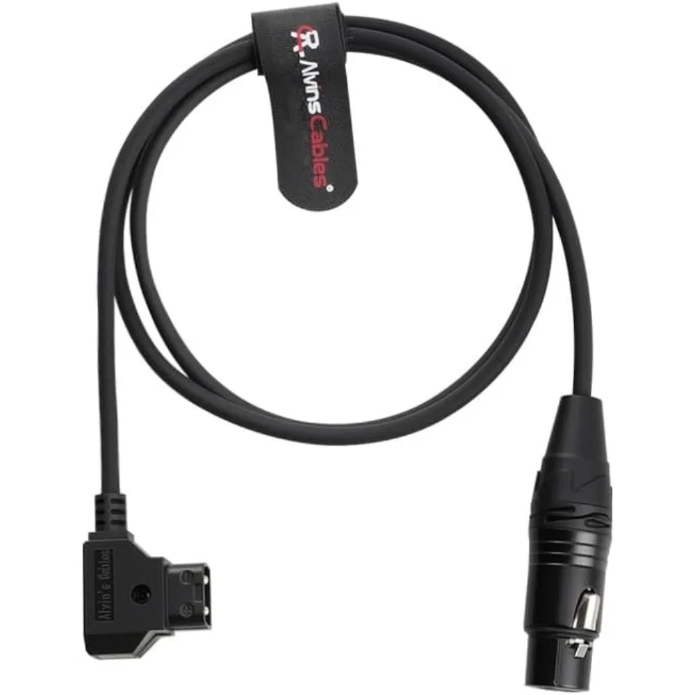Alvin’s Cables D-tap to XLR 3 Pin Female Power Cable for NEEWER FS150 FS150B FS230 FS230B LED Video Light 1M/3.3ft