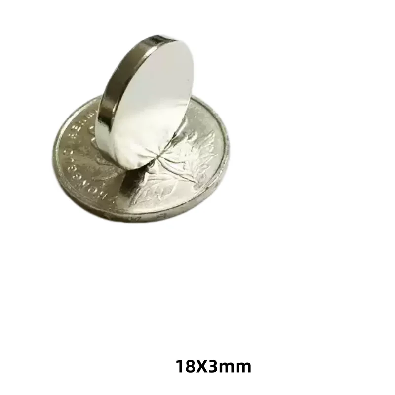 18X3mm Strong Neodymium Magnet Rare Earth Permanent Small Round NdFeB Magnet 18mmX3mm 18*3mm