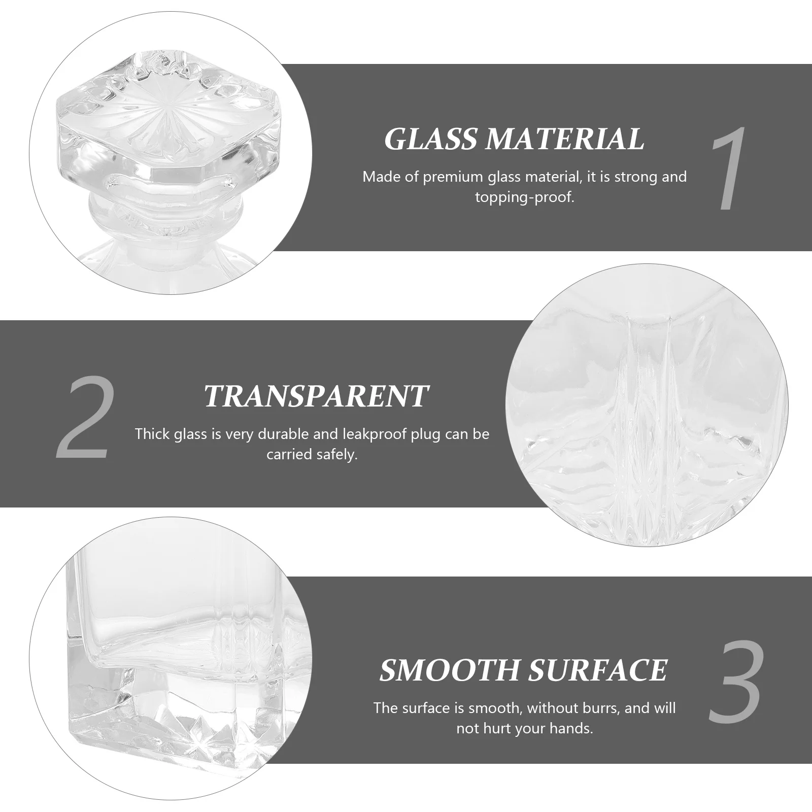 

Имитация хрустального графина для виски, стеклянная бутылка для ликера, декоративный пустой держатель для виски для дома, ресторана, бара