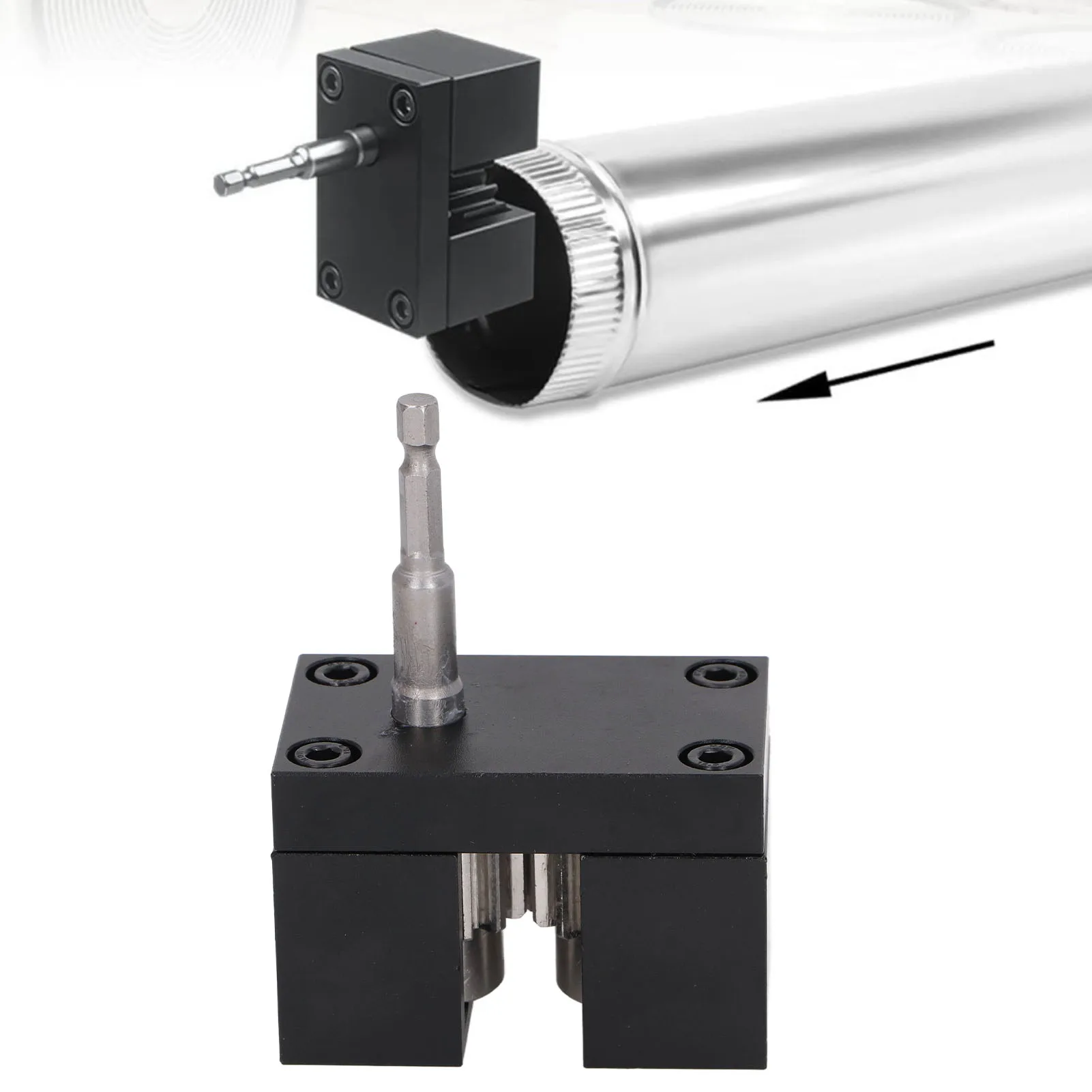 

Impact Driver Crimper, Impact Power Assisted Crimper Stainless Steel Duct Swaging Tool High Efficiency Metal Pipe Crimper