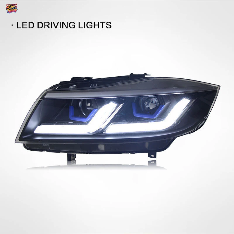 Suitable for BMW 3 Series E90  05-12  headlight assembly E91 modified LED daytime running lights and sequential turn signals