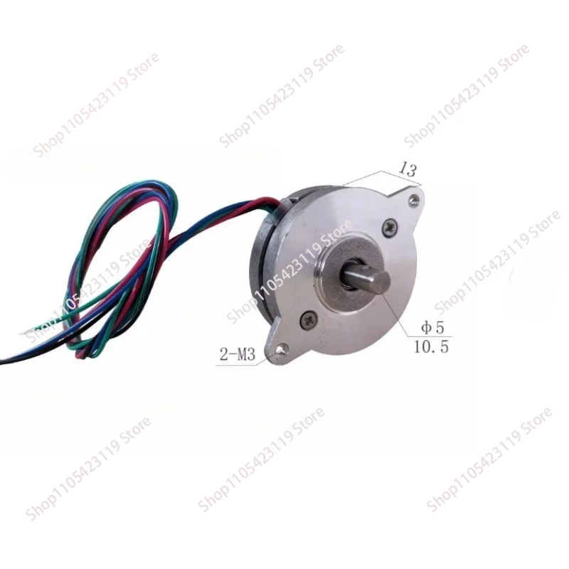 36 circular stepper motor, 0.9° ultra-thin body, precision small motor, 36mm motor, 0.3A