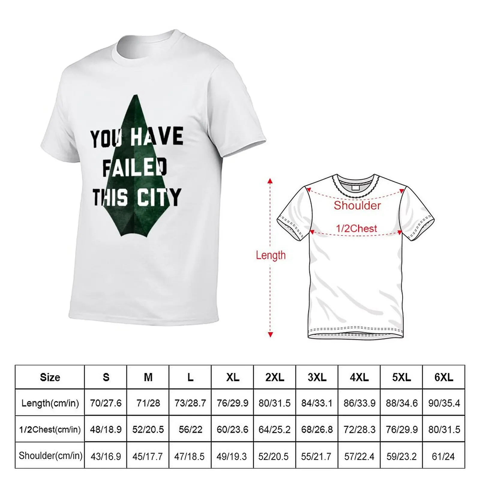 you have failed this city - Arrow T-Shirt fashion shirts man clothes men clothes