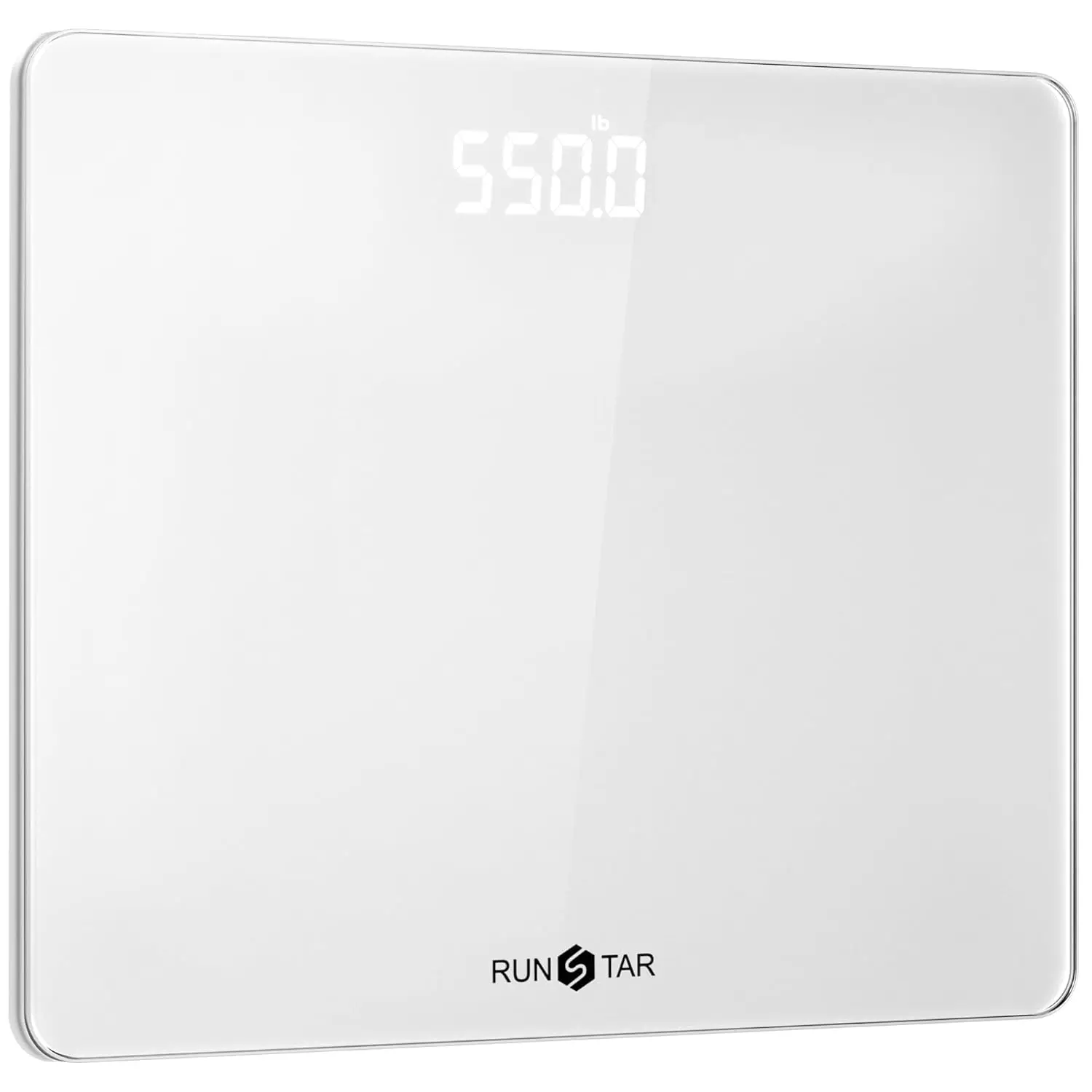 

550lb Ultra-Wide Bathroom Scale with Large LED Display, High Precision for Accurate Body Weight Measurement
