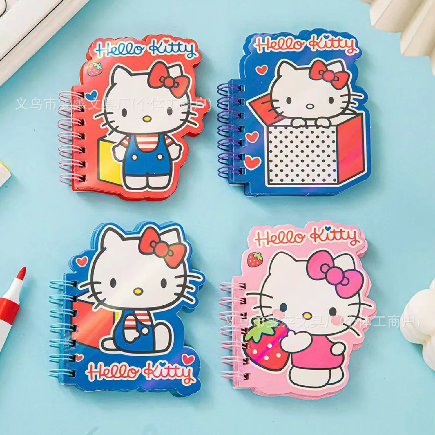 

Kawaii Hello kitty Note Book Memo Pad Cute Portable Diary Planner Stationery Gift School Supply