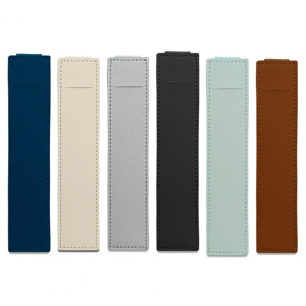 Suporte de caneta resistente ao desbotamento, suporte de caneta destacável, elástico, manga única para revistas, notebooks e fichários