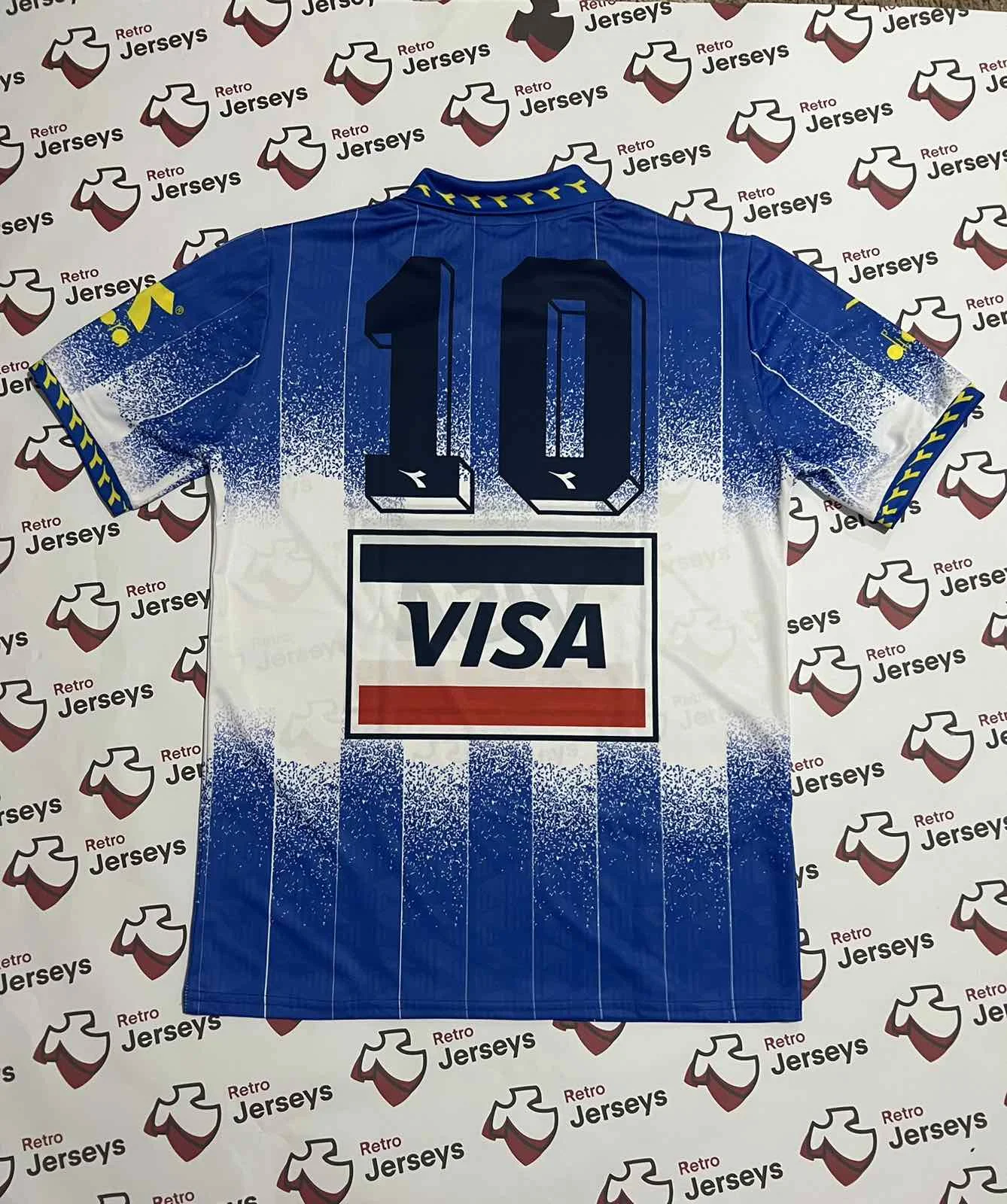 Maccabi Tel Aviv قميص 1991-1992 المنزل ريترو ثلاثية الأبعاد رياضة تي شيرت رجل الرجال لاعبا البلوز التكبير بار ارتداء Zw جولف تي شيرت رجالي بولو