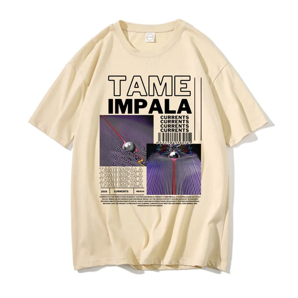 Tame Impala Currents Graphic Print T-shirts Men Women Fashion