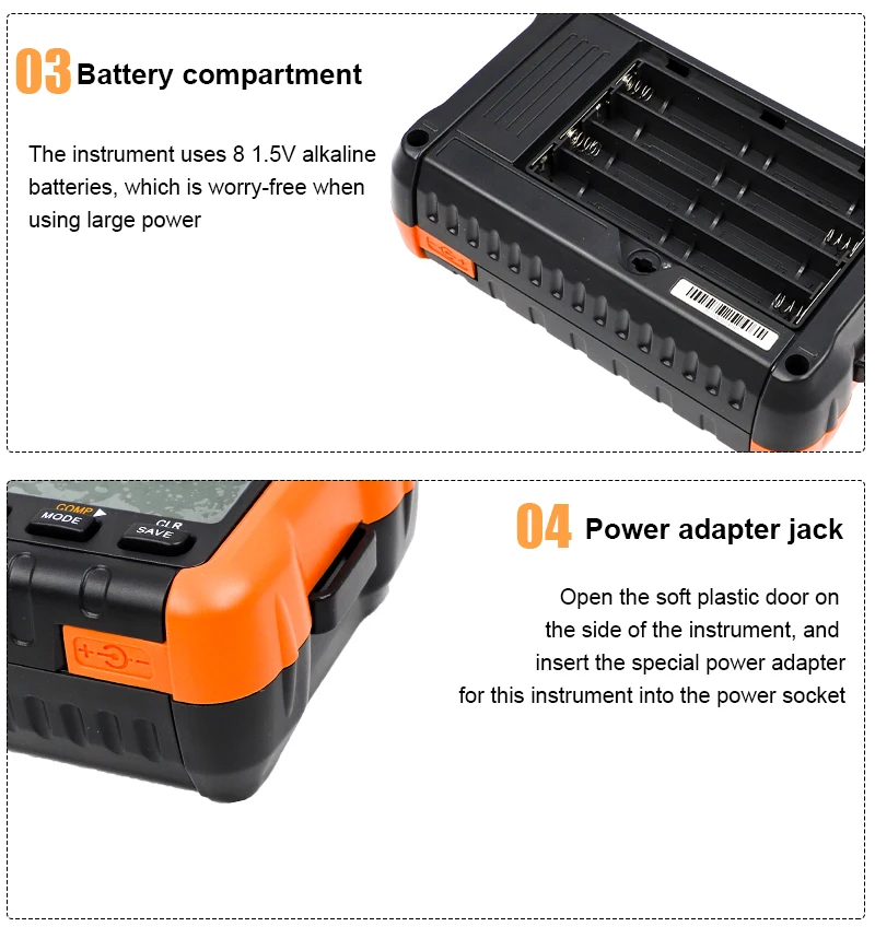 4106 Тестер сопротивления заземления, 2 полюса/3 полюса/4 полюса, метод напряжения 20 В, 20 мА, измерение сопротивления почвы заземления