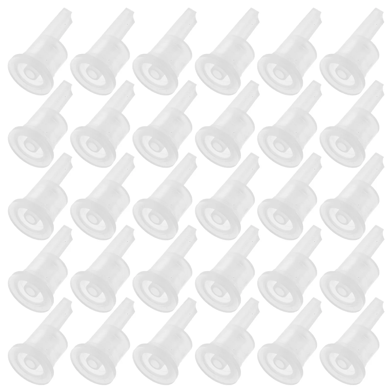 100pcs Essential Oil Dropper Caps – Leak-Proof Plastic Sealing Plugs for Aromatherapy Bottles, Freshness Preservation