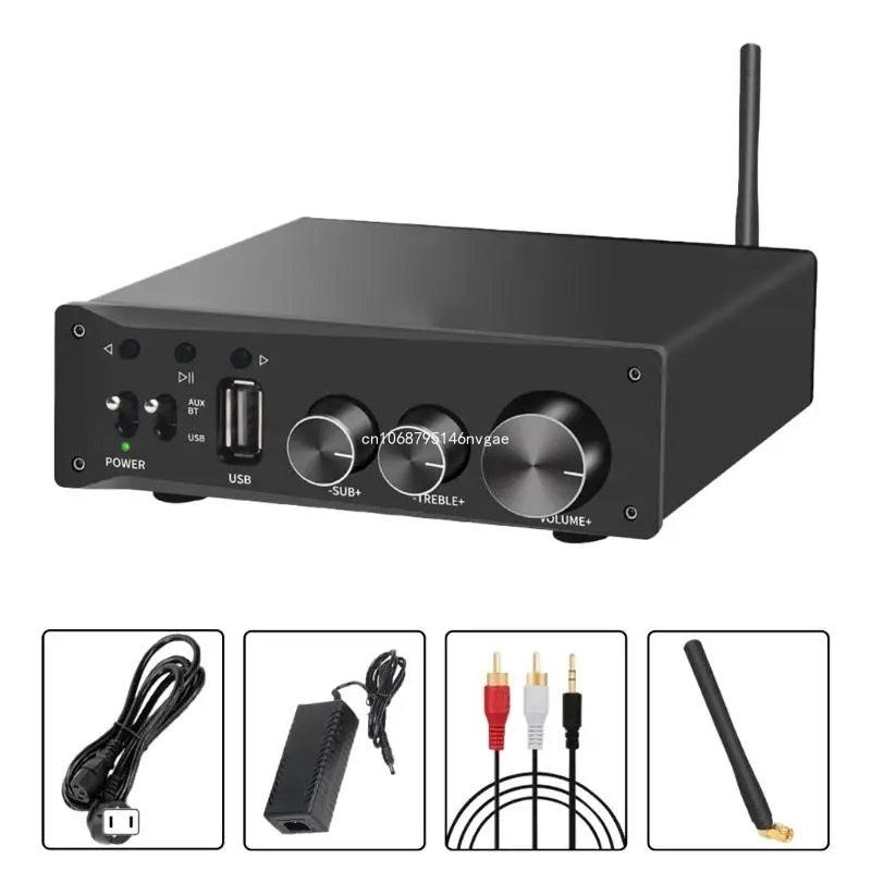 

HF210PLUS 2.1CH/2.0CH Amplifier 50Wx2+100W Usb Plays Playbacks Wirelessly New Dropship