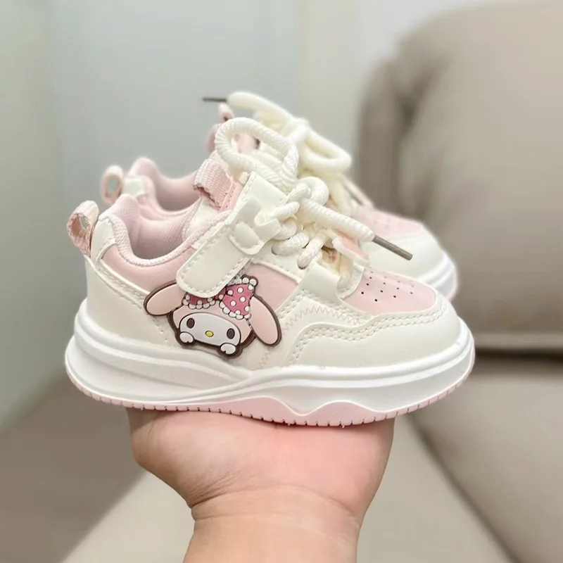 Kids Kuromi Sport Shoes Anime Mymelody Shoes Children Casual Sneakers Cartoon Girls Kuromi  Tennis Shoes Baby Toddler Shoes