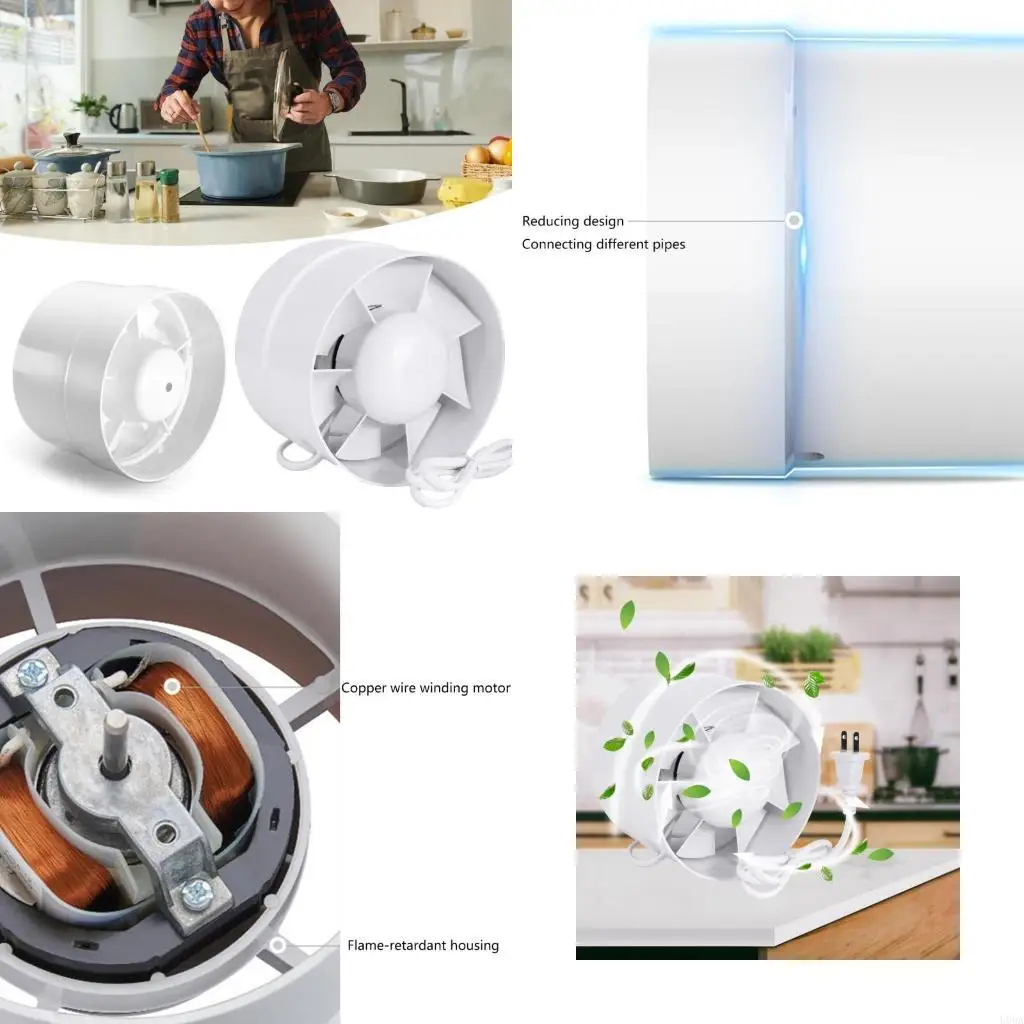 

easy installs Ventilation System Efficient Airflows Fan for Kitchens & Bathrooms