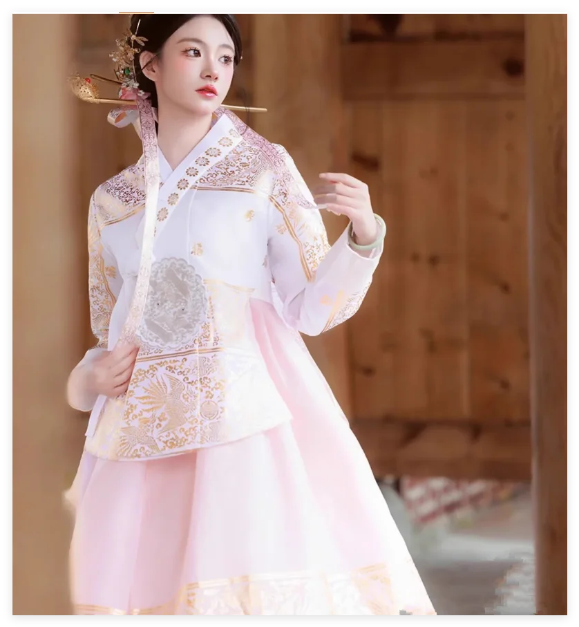 East Asian ethnic style court dress, high-end customized women's Hanbok