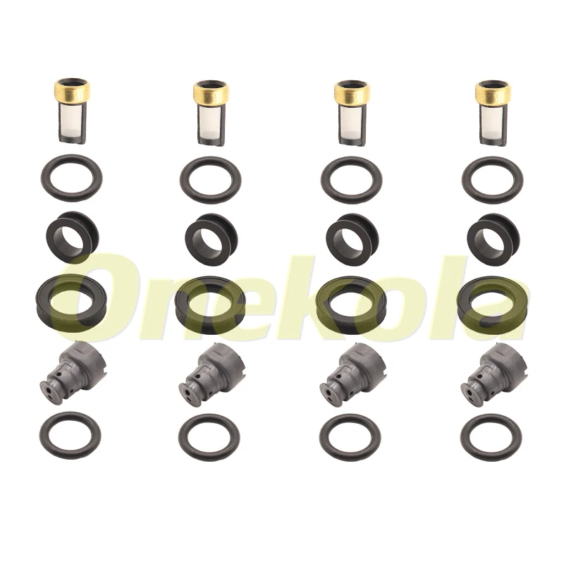 Fuel Injector Seal O-Ring Kit Seals Filters for 99-03 Lexus RX300 3.0L V6 #23250-20020 23250-0A010