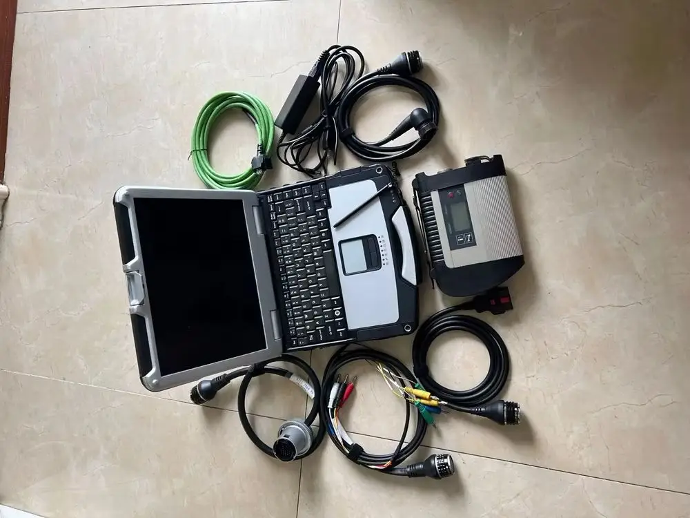 09/2026 Version WiFi Diagnostic Tool MB Star C4 Auto Professional Car Scanner Laptop CF31 i5 4g Computer Programmer