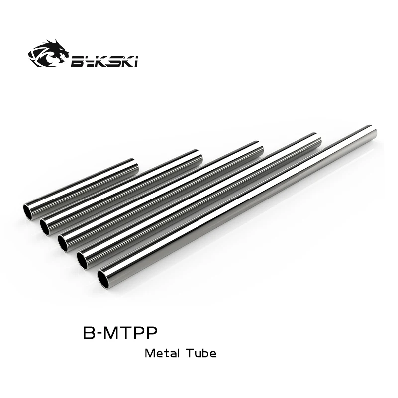 Bykski Water Cooling Chrome Plated Copper Tube OD 14MM 100mm 150mm 200mm 250mm 300mm  B-MTPP