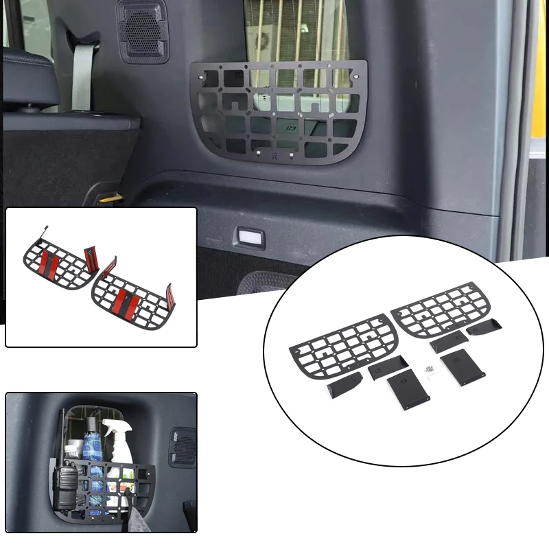 

Aluminum Alloy Car Trunk Side Window Storage Fence Panel For BYD DENZA B5 2023-2026+ Car Interior Accessories