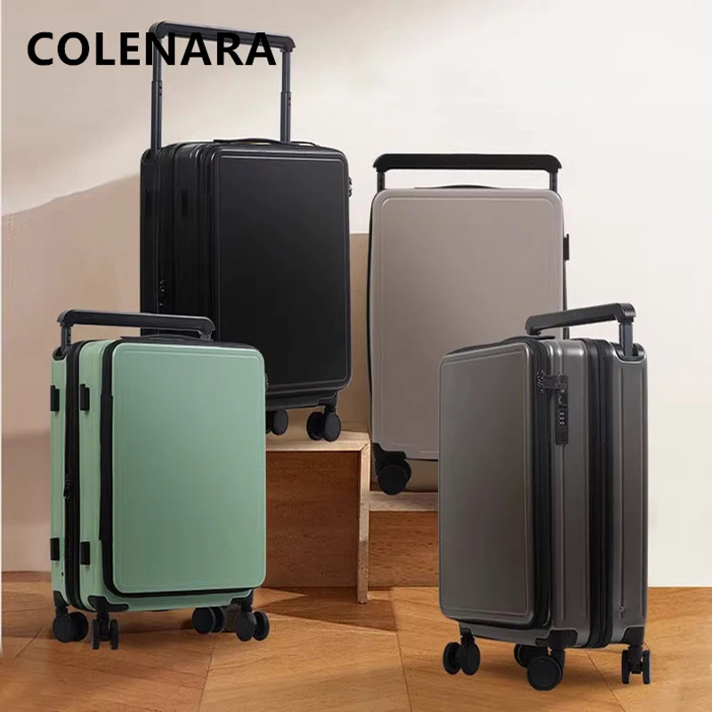 

COLENARA 20 "26 дюймов мужской чемодан из АБС-пластика + ПК посадочный бокс большой вместимости чемодан на колесиках женский чемодан на колесиках с паролем