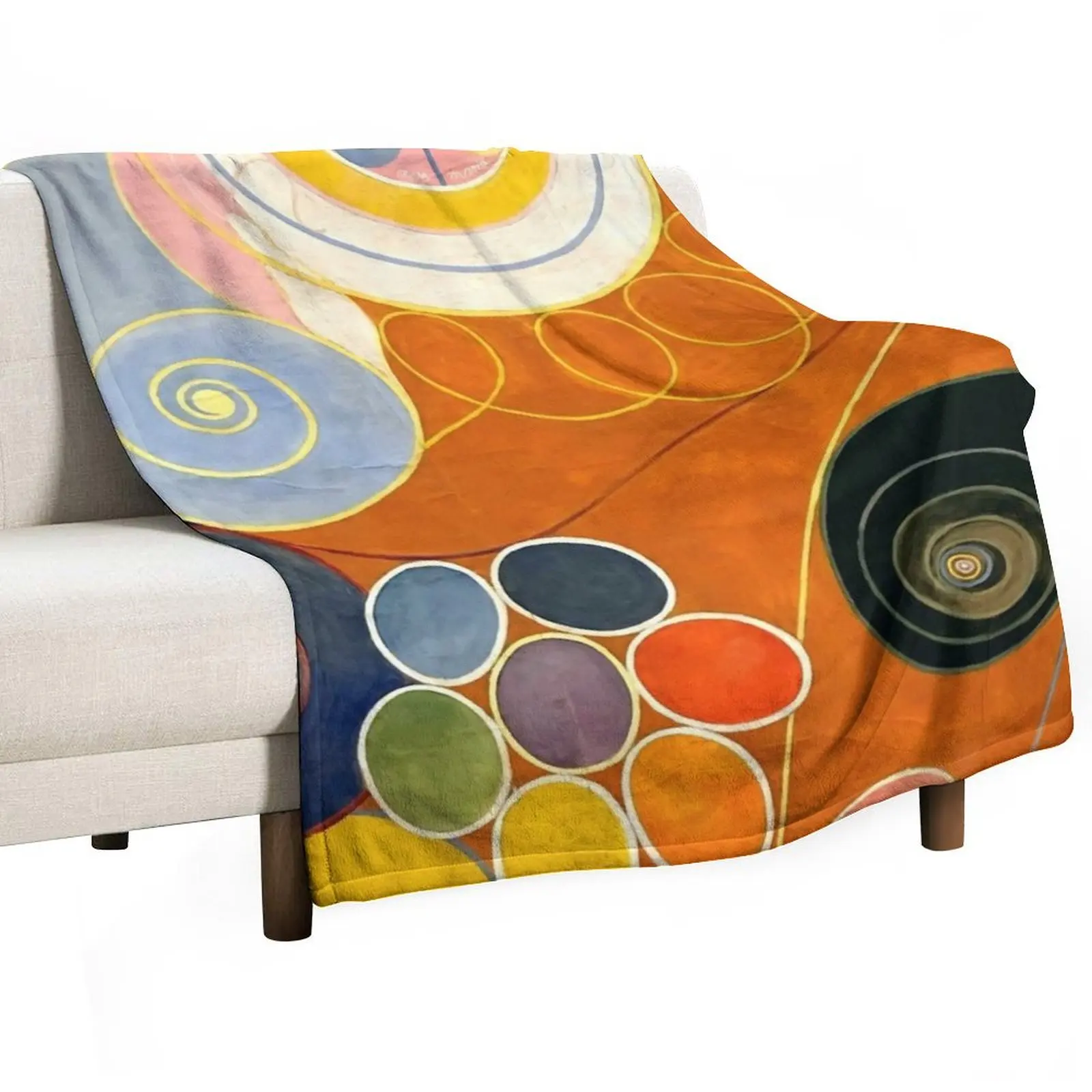 

Hilma af Klint The Ten Largest, No. 03, Youth, Group IV Throw Blanket Comforter funny gift Quilt valentine gift ideas Blankets