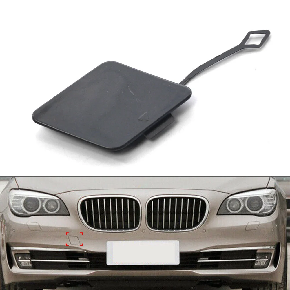 Car Front Bumper Trailer Cover Tow Hook Cap Parts 51117335048 For BMW 7 F01 F02 F03 LCI 2011-2015