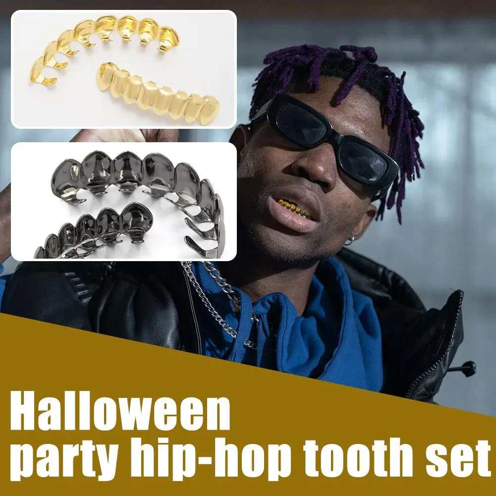 Hip Hop 6/6 Teeth Grills 14K Gold Plated
