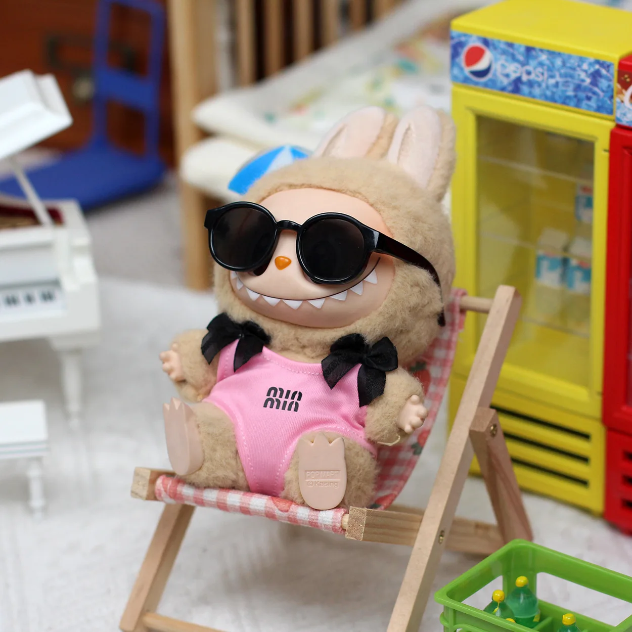 Swim Ring Swimsuit For 3.0 Labubu V1 V2 V3 Outfit For Ropa Labubu Doll Accessories