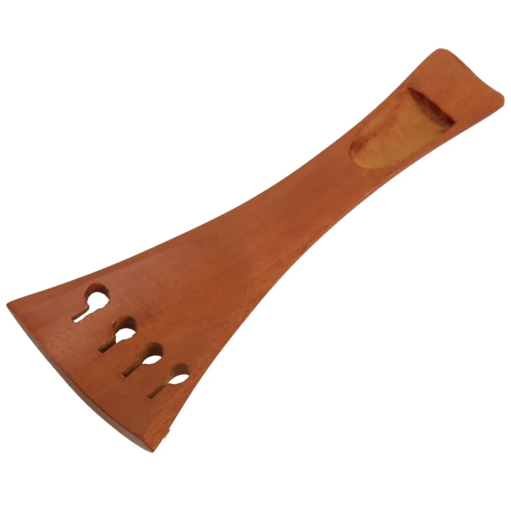 Durable Jujube Wood Violin Tailpiece Set Wooden Color Violin Chin Rest Violin Endpin Set Violin Replacement
