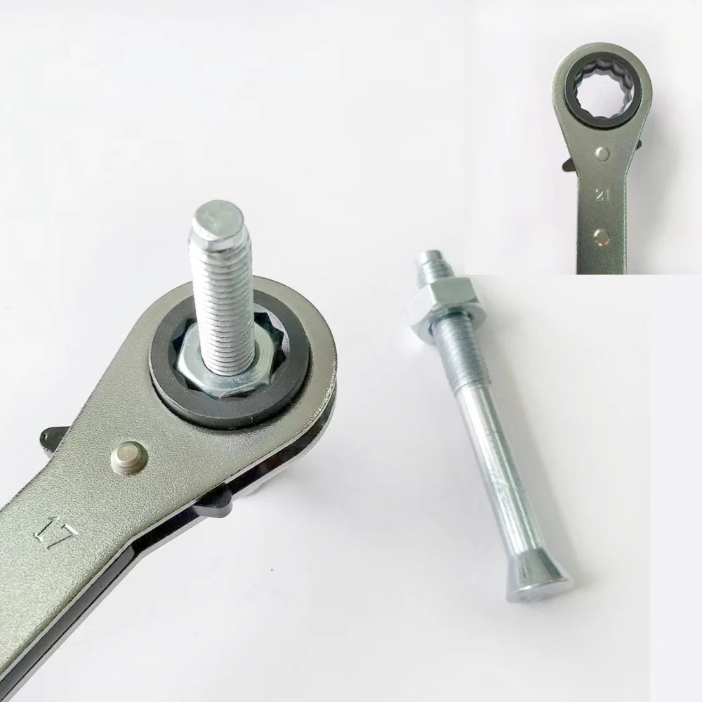 Imagem -02 - Chave de Catraca Principal Dobro do Anel Chrome em 10 11 12 13 14 15 16 17 18 19 21 mm Vanádio Aço Ratchet Spanner