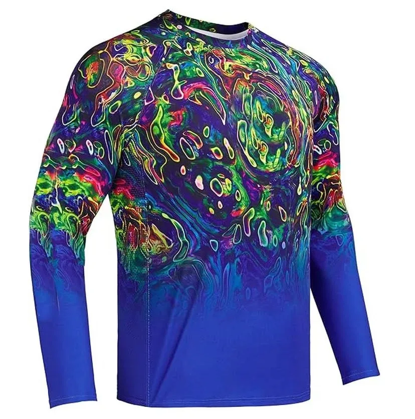 

Рыболовная рубашка с длинным рукавом 2026 Fisherman's Gift, дышащая футболка для рыбалки, спортивная одежда для рыбаков