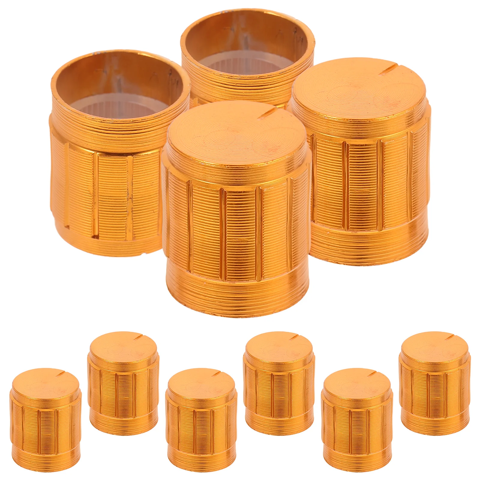 

10 Pcs Potentiometer Knob Electric Guitar Accessories High Quality Aluminum Alloy Repair Parts for Volume