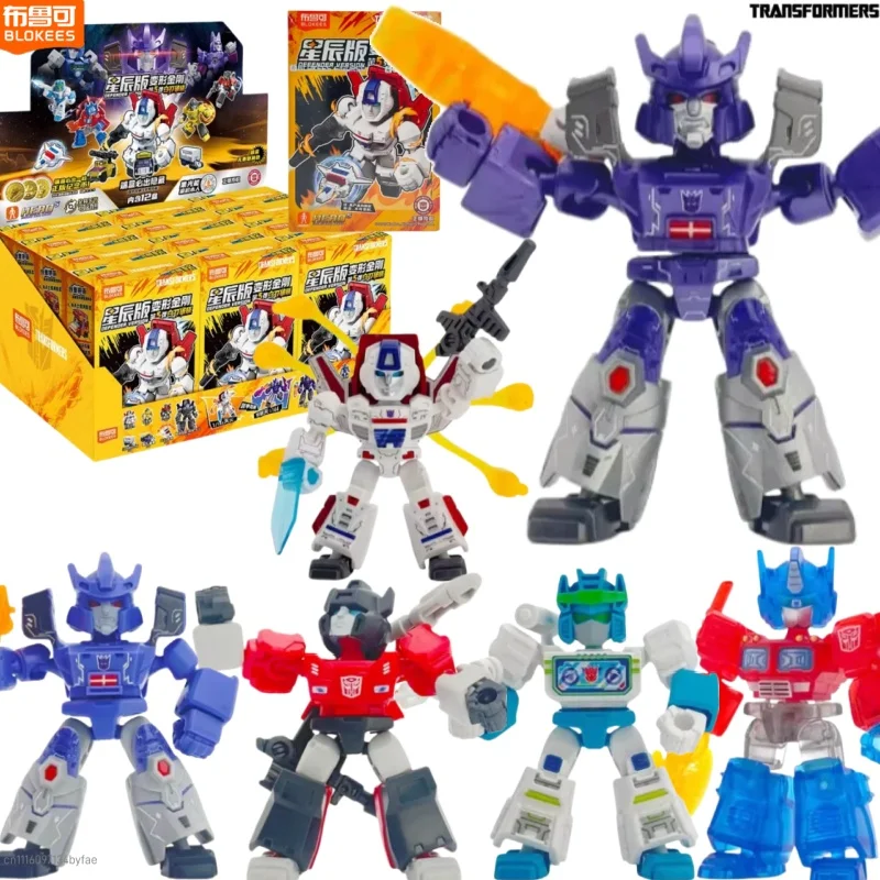 Конструктор BLOKEES Transformers: Звездная серия, Эпизод 5, Оптимус Прайм, Джетфайр, Сборная модель, Настольное украшение, Игрушка, Подарок