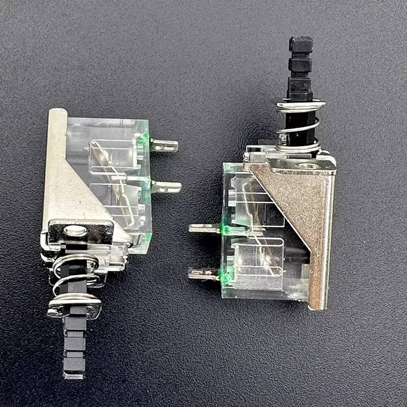 SW-3 Transparent self-locking power switch Range hood straight button PS-11E01 Locking switch