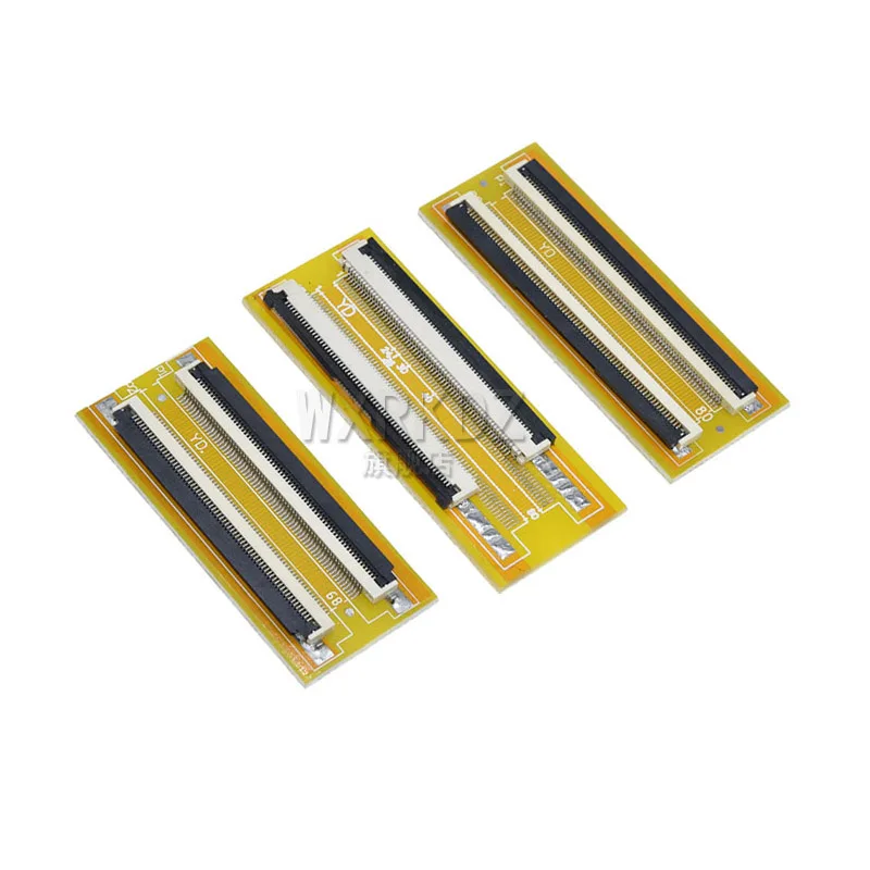 FPC/FFC Cable Adapter Board extension board 0.5mm 64P 68P 80P 8K LCD LVDS high-definition screen cable FOR LVDS diy