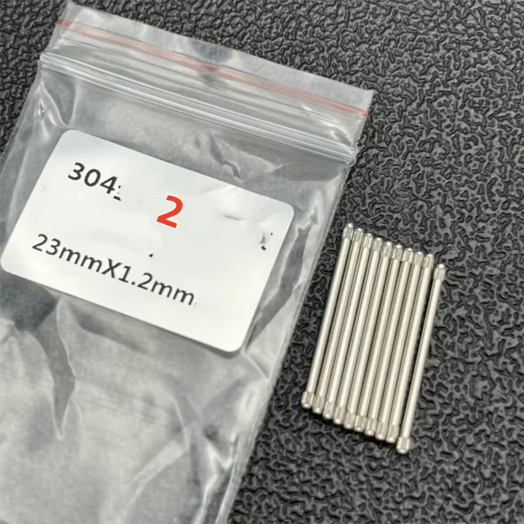 10PCS/bag Watch Band Bracelet Link Pin 1.0/ 1.2mm Thick Double Knurled Bar 8mm-27mm Watch Strap Lin T2524