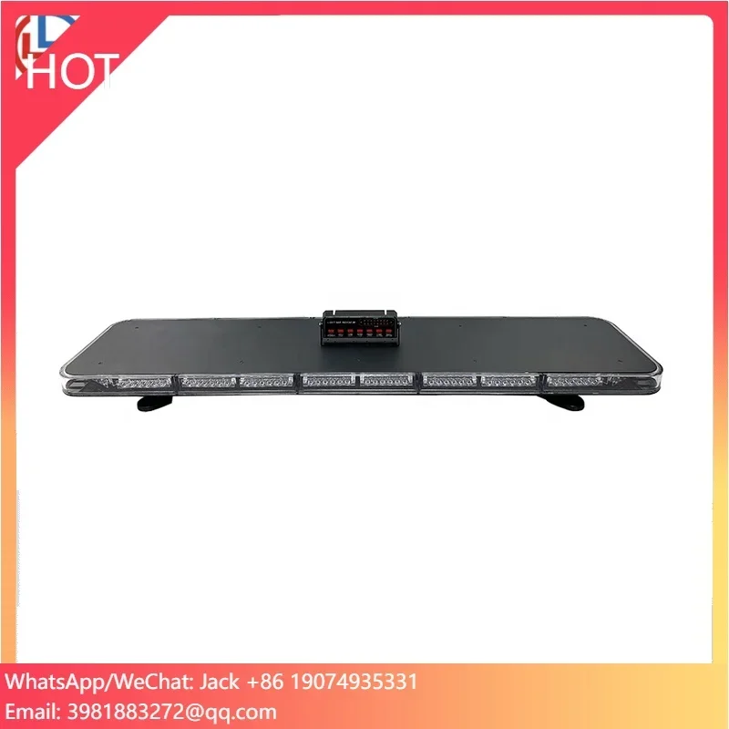 Safety Flashing Beacon Ultra-thin Led Car Warning Lightbar Led Yellow And White Light Bar 12v 24v Led Light Bar Ip65 Waterproof