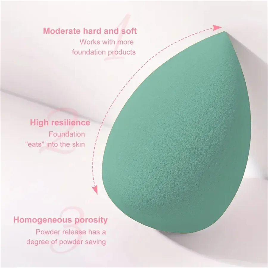 1/4Pcs Makeup Sponge Puff Professional Cosmetic For Foundation Beauty