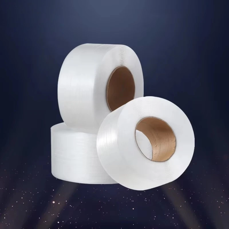 

PP Banding Tools 2500m 12MM 0.68MM White Transparent Polypropylene PP Strapping Belt Roll