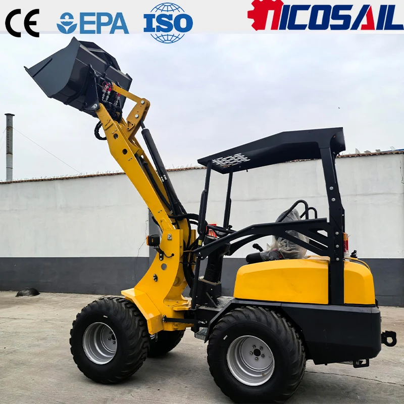 Nicosail KZL918 Telescopic Boom Mini Loader CE Approved High Efficiency Durable Small Loader for Farm Use